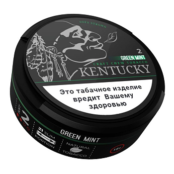 Жевательный табак KENTUCKY 2 "Green Mint"